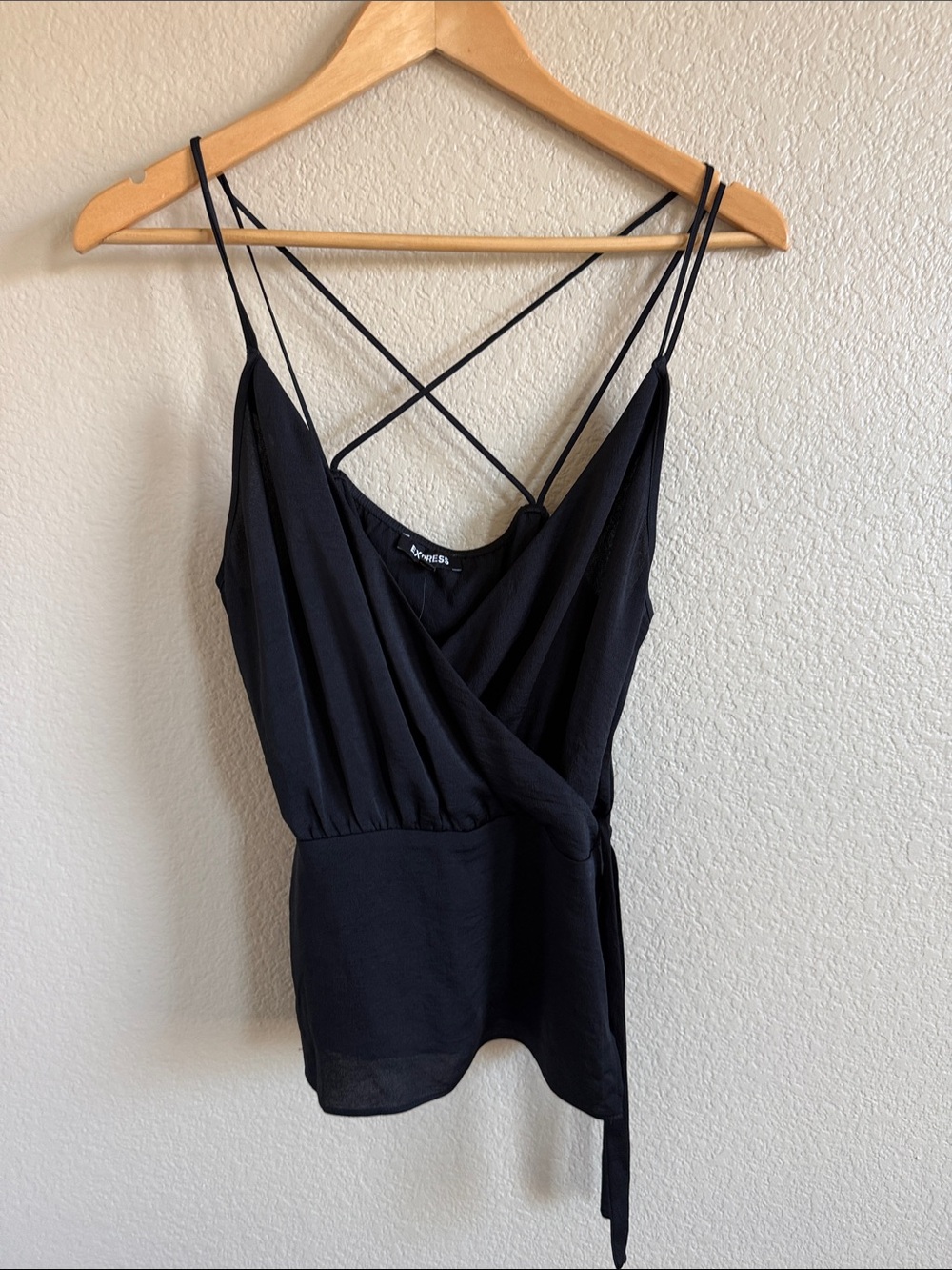 Black Strappy Express Tank Top - Women's